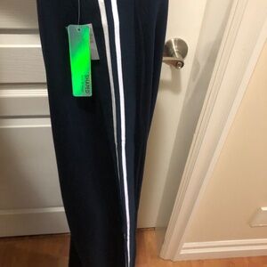Plus size Navy track pant white stripes NEW size 3X